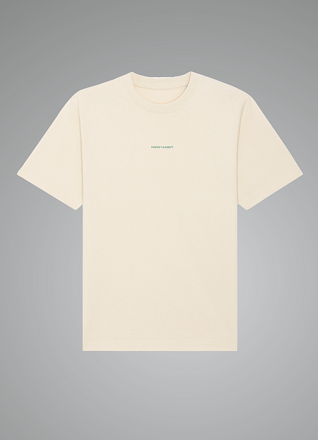 new habit - newhabit boxy shirt new wave Offwhite front